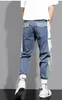 QNPQYX New Men's Cargo Pants Harajuku Harem Ribbons Patchwork Jogger Sweatpants Loose High Quality Korean Fashion Large Pocket Trousers