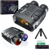 Telescópio Binóculos Binocars R18 Digital Night Vision Device 1080P HD 850Nm Infravermelho 5X Zoom Caça Vison Óculos Outdoor Fl Dark 30 Dhb5S