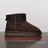 Bota feminina cabra marrom cáqui cinza madeira flutuante castanha fivela de inverno pele curta lã de carneiro quente à prova de vento