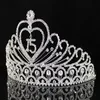 Janefashions Quinceanera Sweet 15 Vijftien 15e verjaardagsfeestje coronas de Clear White Oostenrijkse Strass Tiara Kroon Y200807256z