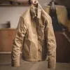 Kurtki męskie projektant Vintage Mans Japońska płaszcz woskowy olejowy Plus XXXL Europejski Madden Canvas Jacket for Men Outdoor Military Streetwear 231129