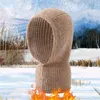 Scarves Unisex Knitted Winter Head Hood Warm Neck Collar Cap Men Women Face Scarf Gaiter Warmth Fashion