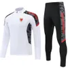 Wales Nationaal Voetbalteam Heren Trainingspak Jas Broek Voetbal Trainingspakken Sportkleding Joggingkleding Volwassen Tracksuts343T