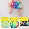 Cloth Diapers Cloth Diapers All-In-One Diaper For Baby Nappy Bamboo Charcoal Eco-Friendly Digital Print Aio Reusable Nappies Drop Deli Dhiqj