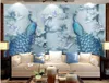 Wallpapers 3d Wallpaper Modern Oil Painting Magnolia Flower Peacock Home Decoration For Bedroom Custom Po On The Wall