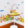 Wall Stickers Cartoon Lovely Castle Kindergarten Classroom Arrangement Children 's Room Decoration Self-adhesive Wallpaper