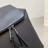 Loe Goya Średni plecak Męskie Tornister Skóra cielęca Zapinany na zamek Pasek Samoregulująca długość Nowatorski Projektant Moda Praktyczny Unisex 40 CM