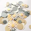 Party Decoration 1bag Round Daisy Flower Paper Table Confetti Wedding Scatter Baby Shower Birthday Present Dekorationer