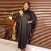 Ubrania etniczne Afrykańskie sukienki dla kobiet 2023 Plus rozmiar Afryka Ubrania Eleganckie muzułmańskie Abaya Dubai Kaftan Slik Maxi Dress Boubou