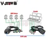 V-Show Adattatore DMX-RJ45 Cavo splitter RJ45/4 x XLR 3pin maschiofemmina