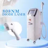 Säker effektiv smärtfri ispunkt Hår Ta bort depileringsmaskinen 808nm Diode Laser Skin Whitening Acne Wrinkle Reducer för all hudtyp