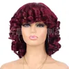 Synthetic Wigs Women's Wig Headband Small Curly Hair Roman Curly Short Curly Wig