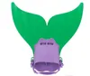 Accueil réglable sirène natation palme plongée Monofin natation pied Flipper Mono Fin queue de poisson natation entraînement pour enfant enfants cadeaux de Noël ZZ