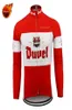 Duvel – veste de cyclisme en polaire rouge bière, coupe-vent thermique, manteau de vélo pour hommes, veste d'échauffement, 7209200, hiver 2022