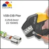 Tang Mini crimping tools hand pliers VSB03B Noninsulated tabs and terminal 2310AWG 0.256.0mm2 VSA02C VSA28B VSA06 VSA06WF