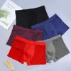 Underbyxor 5pcslot 8xl Mesh Hole Mens Underwear Boxers Men Boxer Men for Shorts Pantis 231128