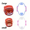 2 peças, abridor de boca, abridor de boca 3D para clareamento dos dentes, acessório retrator de bochecha dental reutilizável (dois tamanhos: grande e pequeno)