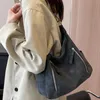 Kvällspåsar y2k koreanska harajuku khaki axelväska vintage estetik handväska goth grunge hobo messenger crossbody reser stor tote 231128