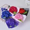 5/7 artificial soap rose carnation bouquet Valentine's Day wedding suggestion decorate with Mother's Day gift artificial flowers 231127