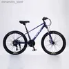 Bicicletas 24 polegadas 24 velocidades MTB bicicleta para adultos liga de magnésio alinhamento interno 24 velocidades quadro mountain bicyc para homens e mulheres q231129