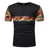 Herren T-Shirts Geometrische Patchwork Weiß Dashiki T-shirt Männer Kurzarm Slim Fit Afrikanische Kleidung Hip Hop Hipster Africaine Homme 230428