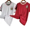 Top thailand quality soccer jerseys Mexico 1985 Retro Kit football shirt red and white soccer shirts