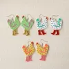 Dangle Earrings Dvacaman Funny Cute Chicken High Heels Acrylic Cartoon Jewelry Party Accessories