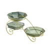 Plates 3 Tier Fruit Serving Platter Condiment Tray For Wedding Home Nuts