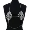 Butterfly Crystal Set Body Chain Bra and Thong Panties for Women Sexy Lingerie Bikini Body Jewelry Underwear T200508276I