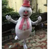 Halloween Cute Snowman Mascot Costume Simulation Cartoon Character Outfits Suit Adults Size Outfit Unisex Birthday Christmas Carnival Fancy Dress