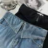 Spódnice Y2K Blue Jean Spódnica dla kobiet Sexy 2023 Summer Korean Fashion Kobieta Mini Black Short Dżins Wysoka jakość odzieży