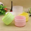 10 20 50 100G Plastic Jar Bottle Candy Color PP Cosmetic Sample Eyeshadow Lip Balm Container Nail Art Piece Glitter Bottle Lxpmi