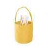 Сумочка с пасхальным кроликом, сумка с длинными ушками, сумка с кроликом, милая детская корзина с кроликом, сумки для конфет, яиц, 7 цветов, оптовая продажа
