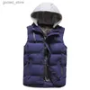 Heren Vesten Nieuwe Koreaanse Heren Trend Herfst Winter Dons Katoen Campshoulder Casual Mouwloos Jasje Jongens Jeugd Vest Q231129