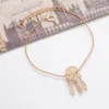 Charm Bracelets Alloy Dreamcatcher Feather Bracelets Dream Catcher Fashion Accessories Creative Birthday Gift