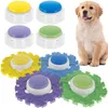 Dog Toys Tuggar 4st Dog Talking-knapp med halkfria matta inspelningsbara husdjursträningsknappar Hund Buzzer-knapp Colorful Dog Training Buzzer 231129