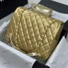 Patent deri yıldız sırt çantası şık kadın omuz çantası 24 deri elmas ekose altın donanım metal toka lüks el çantası matelasse zincir crossbody cüzdan sacoche