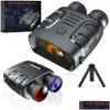 Telescope Binoculars Binocars R18 Digital Night Vision Device 1080P Hd 850Nm Infrared 5X Zoom Hunting Vison Goggles Outdoor Fl Dark 30 Dhb5S