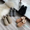 Mulheres Inverno Ultra Mini Boot Designer Botas de plataforma australianas para homens Real WarmBooties