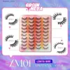 False Eyelashes GROINNEYA Natural False Lashes 20 pairs Eyelashes Manga Lashes y2k Winged Natural Realistic Cat Eye Eyelash Extension Q231129