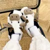 Femmes couple carton d'animal pantoufle mignon kawaii hiver hiverny moelleuse chaude intérieure de vache de vache de vache pantoufles chaussures drôles 231128 836 s