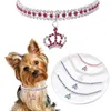 Dog Apparel Beautiful Pet Pendant Colorful Necklace Adjustable Convenient Exquisite Elegant Ashimmer Jewelry Neck Chain