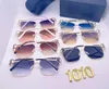 2024 Designer Square Sunglasses Women Vintage Shades Driving Polarized Sunglass Male Sun Glasses Fashion Metal Plank Sunglass Eyewear 1010
