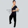 Stage Wear Boys 'Latin Dance Tops Dancing Dissing For Kids Black Short Sleeve Deep V-Neck Ballroom Shirts Male Bodysuit BL3896