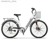 Велосипеды 26 дюймов Ectric городской велосипед с сиденьем/корзиной 2 колеса Ectric велосипеды со спицами колеса 36 В 350 Вт Ectric велосипеды со скрытой батареей Q231129