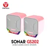 Computador s ers fantech sonar gs202 rgb rosa s er 3 5mm plug estéreo surround com fio para desktop pc portátil tv caixa gamer 231128