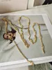 Designer Women Vintage Chain Belts Gold Necklace Letter Chain For Women Letter Dress Luxury Adjustable Lady Classic Pattern Waist Belt