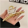 Other Fashion Accessories Hair Circle Designer Simple Hairpin Inverted Triangle Brand P Back Of Head Finishing Clip Chinese Style Is Dhrqe