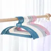 Organisatie 5 STKS Verhogen dikkere antislip Hanger Rekken Plastic Display Hangers Winddicht Antislip Kapstokken Kleding Organizer Hanger