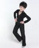 Stage Wear 2023 Long Sleeves Dance Costumes For Boys Latin Shirt/Pants Ruffly Ballroom/Modern Clothing Boy Salsa